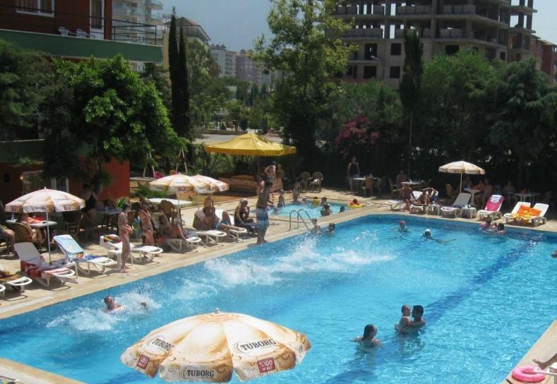 Club Bayar Beach Hotel อลันยา ภายนอก รูปภาพ