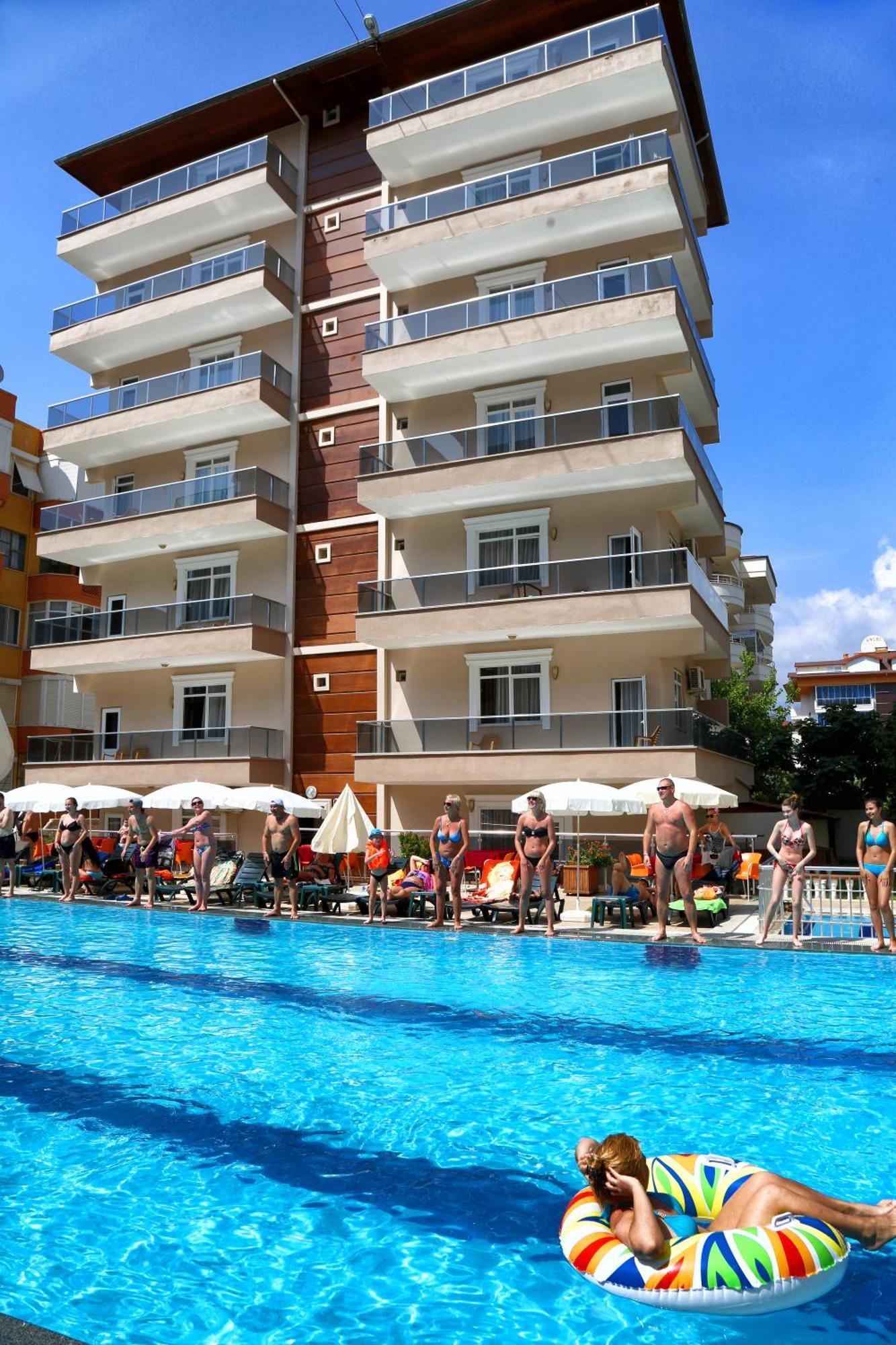 Club Bayar Beach Hotel อลันยา ภายนอก รูปภาพ
